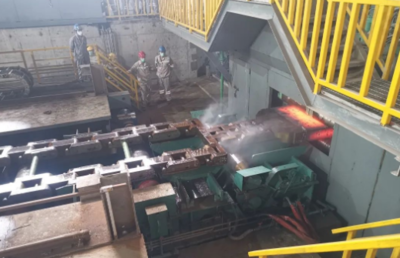印尼青豐鉻鐵項目連鑄機(jī)熱負(fù)荷試車圓滿成功